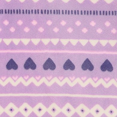 Girls 4-14 Carter's 2-Piece Fair Isle Fuzzy Velboa Pajama Top & Pajama Bottoms Set