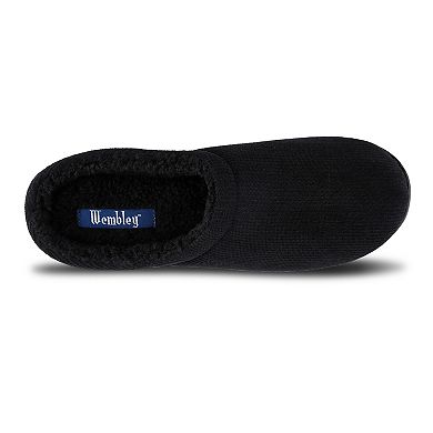 Wembley Men's Indoor / Outdoor Corduroy Fleece Lined Slippers