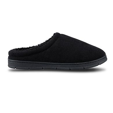 Wembley Men's Indoor / Outdoor Corduroy Fleece Lined Slippers