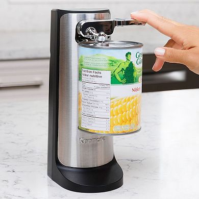 Kenmore 3-In-1 Automatic Electric Can Opener, Knife Sharpener & Bottle Opener