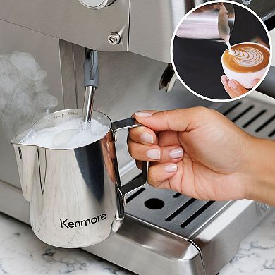 Kenmore Espresso Machine With Grinder & Milk Frother