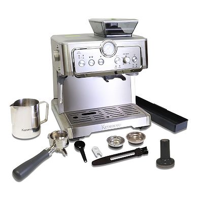 Kenmore Espresso Machine With Grinder & Milk Frother