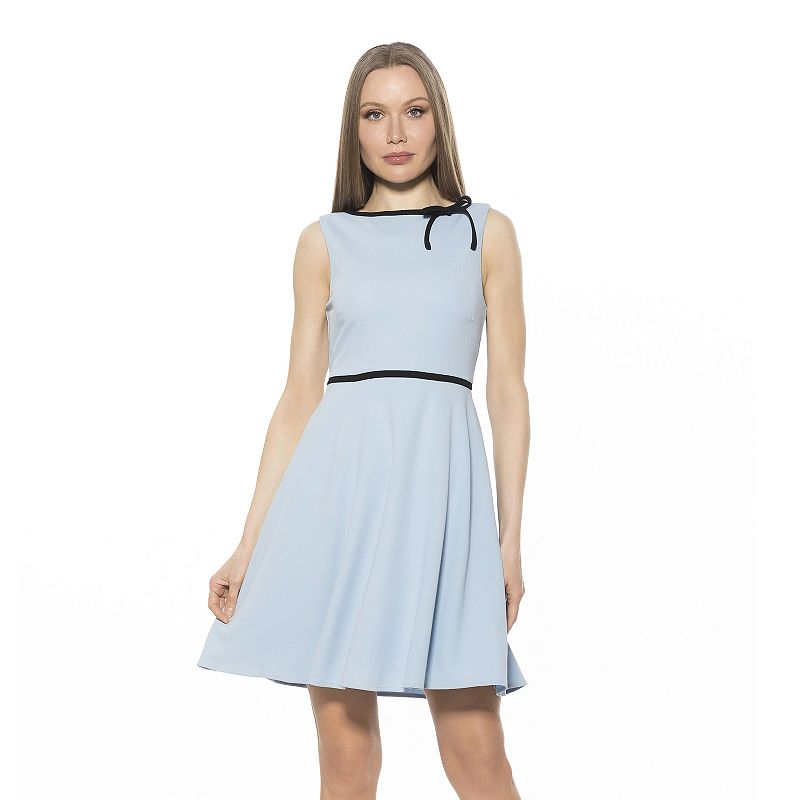 Women’s ALEXIA ADMOR Ida Crewneck Fit And Flare Dress,