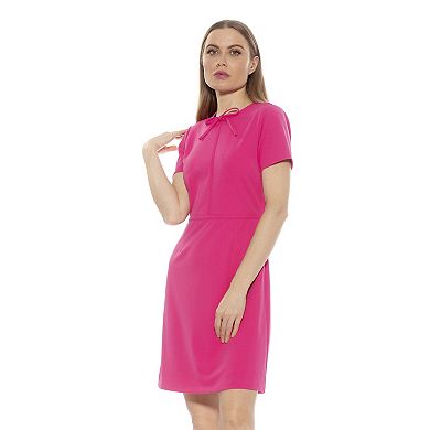 Women's ALEXIA ADMOR Eira Short Sleeve Fit and Flare Dress