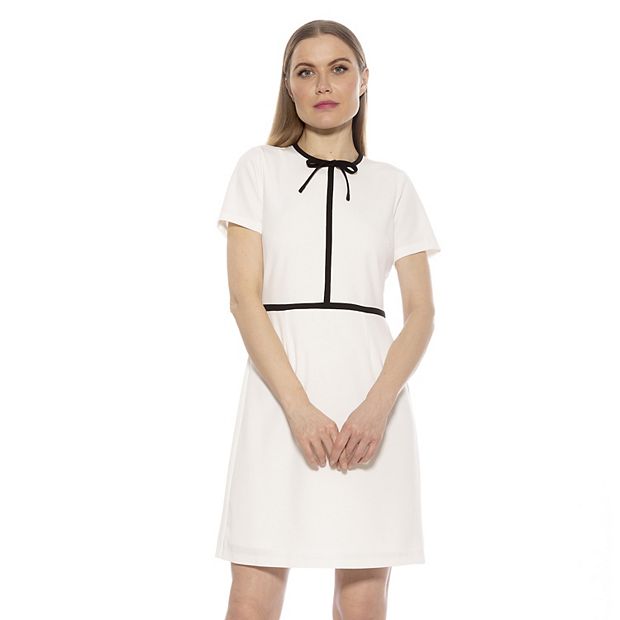 ivory fit and flare dress Primavera 4463 Short Homecoming Dress Ivory / 10 main image 0