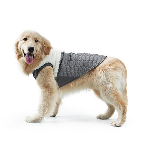 Koolaburra by UGG Carson Reversible Pet Vest - Wild Dove (MEDIUM)