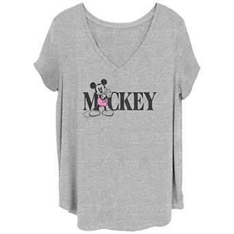 Disney's Mickey Mouse Approval Sign Juniors' Plus Graphic Tee