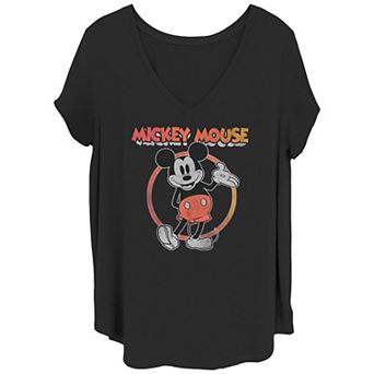 Disney's Mickey Mouse Happy Juniors' Plus Graphic Tee