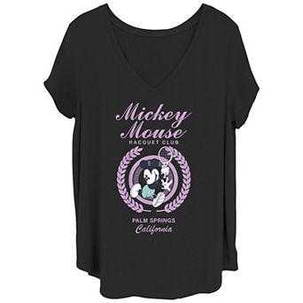 Disney's Mickey Mouse Racquet Club California Juniors' Plus Graphic Tee