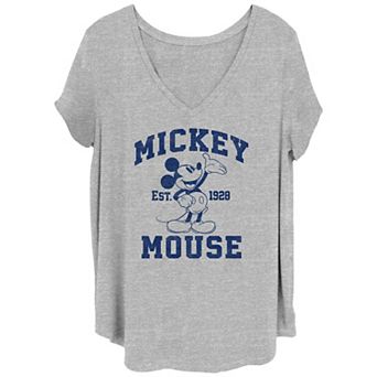 Disney's Mickey Mouse Since 1928 Juniors' Plus Graphic Tee