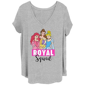 Disney's Ariel, Belle & Cinderella Princess Royal Squad Juniors' Plus Graphic Tee