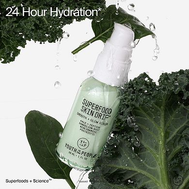 Superfood Skin Drip Smooth + Glow Barrier Serum with Peptides + Niacinamide