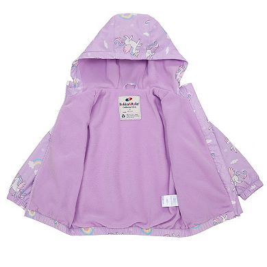 Toddler Girls' Rokka&rolla Lightweight Fleece Lined Windbreaker