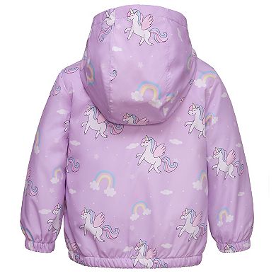 Toddler Girls' Rokka&rolla Lightweight Fleece Lined Windbreaker