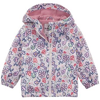 Toddler Girls' Rokka&rolla Lightweight Fleece Lined Windbreaker