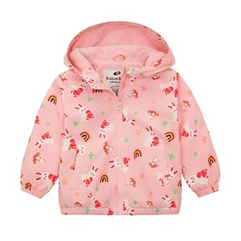 Toddler Girls' Rokka&Rolla Lightweight Fleece Lined Windbreaker