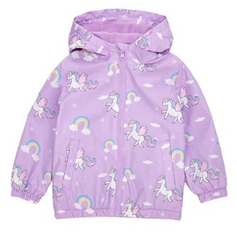 Toddler Girls' Rokka&rolla Lightweight Fleece Lined Windbreaker