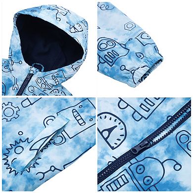 Toddler Boys' Rokka&rolla Lightweight Fleece Lined Windbreaker