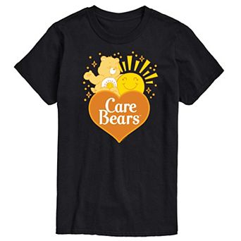 Men's Care Bears Funshine Logo Graphic Tee