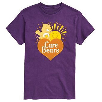 Men's Care Bears Funshine Logo Graphic Tee