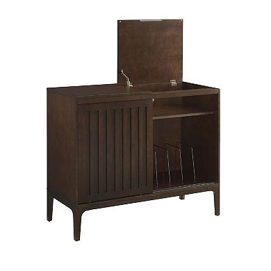 Crosley Asher Record Storage Media Console