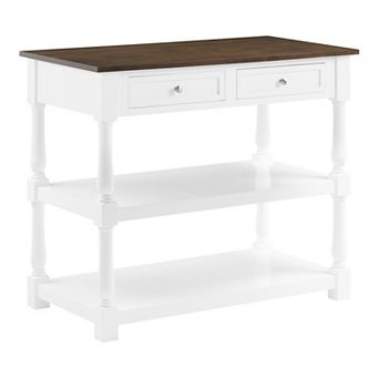 Crosley Caitlyn Wood Top Kitchen Island