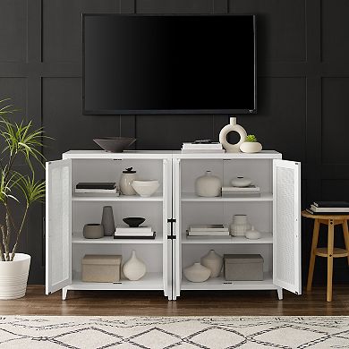Crosley Milo 2-piece Media Sideboard Cabinet Set