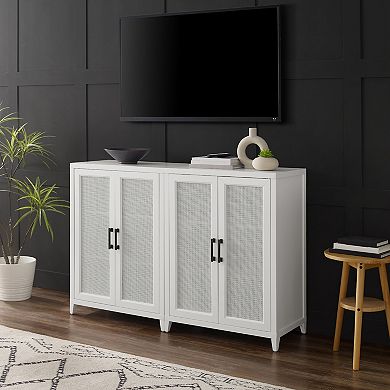 Crosley Milo 2-piece Media Sideboard Cabinet Set