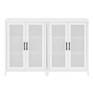 Crosley Milo 2-piece Media Sideboard Cabinet Set