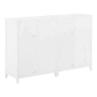 Crosley Milo 2-piece Media Sideboard Cabinet Set