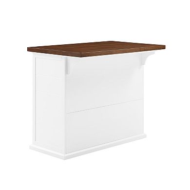 Crosley Bartlett Wood Top Kitchen Island