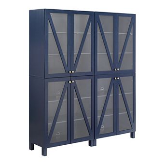 Crosley Cassai 2 pc Kitchen Storage Pantry Set