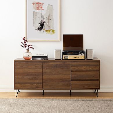Crosley Teagan Record Storage Sideboard