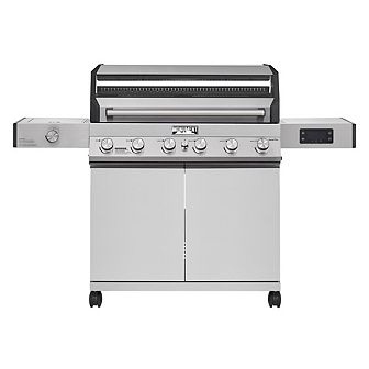 Monument Grills Denali Series - 6 Burner Smart Stainless Steel Liquid Propane/ Natural Gas Grill