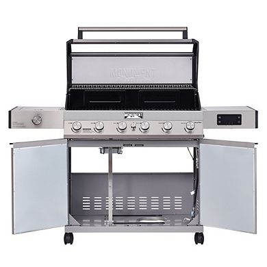 Monument Grills Denali Series - 6 Burner Smart Stainless Steel Liquid Propane/ Natural Gas Grill