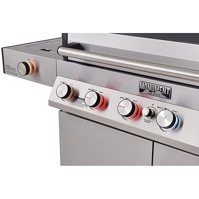 Monument Grills Denali Series - 6 Burner Smart Stainless Steel Liquid Propane/ Natural Gas Grill