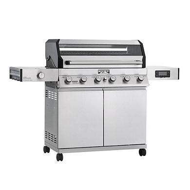 Monument Grills Denali Series - 6 Burner Smart Stainless Steel Liquid Propane/ Natural Gas Grill