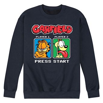 Men's Garfield Odie Game On Fleece Sweatshirt