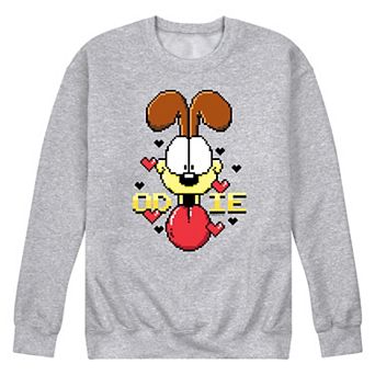 Men's Garfield Pixel Odie Fleece Sweatshirt