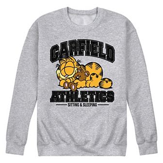 Men's Garfield Sleeping Athletics Fleece Sweatshirt