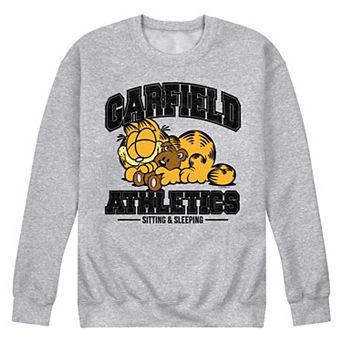 Men's Garfield Sleeping Athletics Fleece Sweatshirt