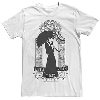 Juniors' Wednesday Little Cloud Storm Boyfriend Graphic Tee