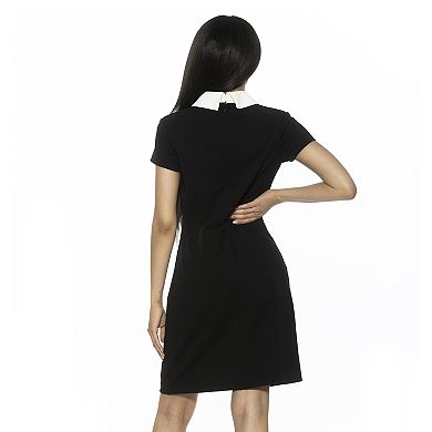Women's ALEXIA ADMOR Sandra Collared Cap Sleeve Shift Dress