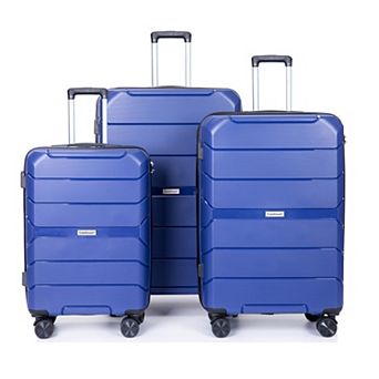Hardshell Suitcase Pp Luggage Sets Lightweight Durable Suitcase(20/24/28)