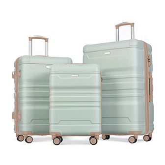 Merax 3 pc Hardside Spinner Luggage Set 20''24''28''