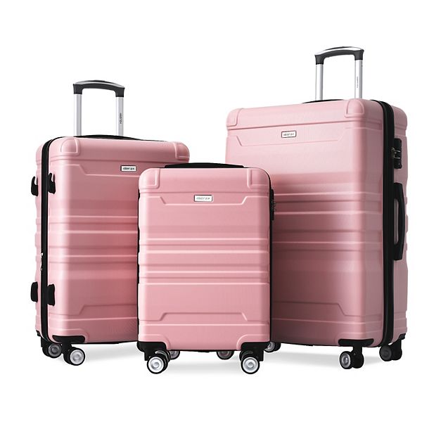 Merax 3piece Hardside Spinner Luggage Set 20''24''28''