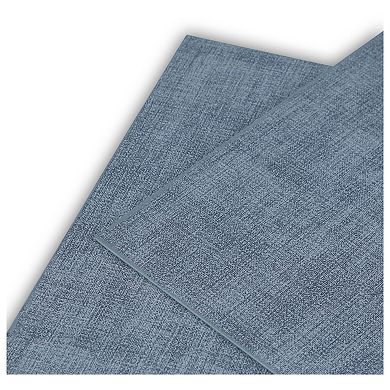 Dainty Home Amalfi Faux Leather Reversible 2 Pattern Rectangular Placemat Set Of 4