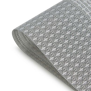 Dainty Home Milan Woven Vinyl Reversible Rectangular Placemat Set Of 6