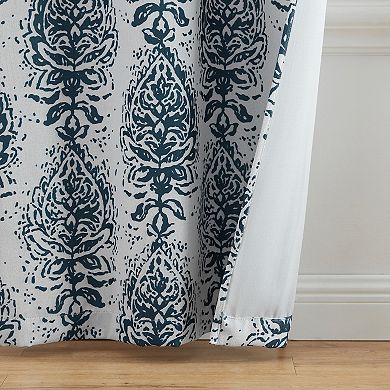 Elrene Home Fashions Raja Boho Print Blackout Window Curtain Panel Set Of 2