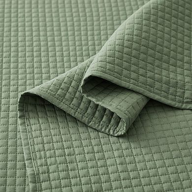 Unikome 3 Piece Microfiber Reversible Quilt Set with Shams